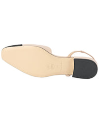 Tiffany & Fred Paris 2-Tone Leather Flat