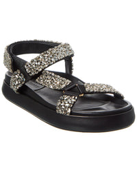 Ulla Johnson Leather Sandal Black