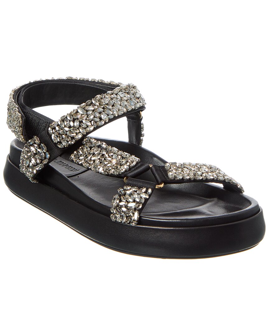 Ulla Johnson Leather Sandal Black