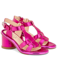 Agl Alison H Straps Leather Sandal Pink