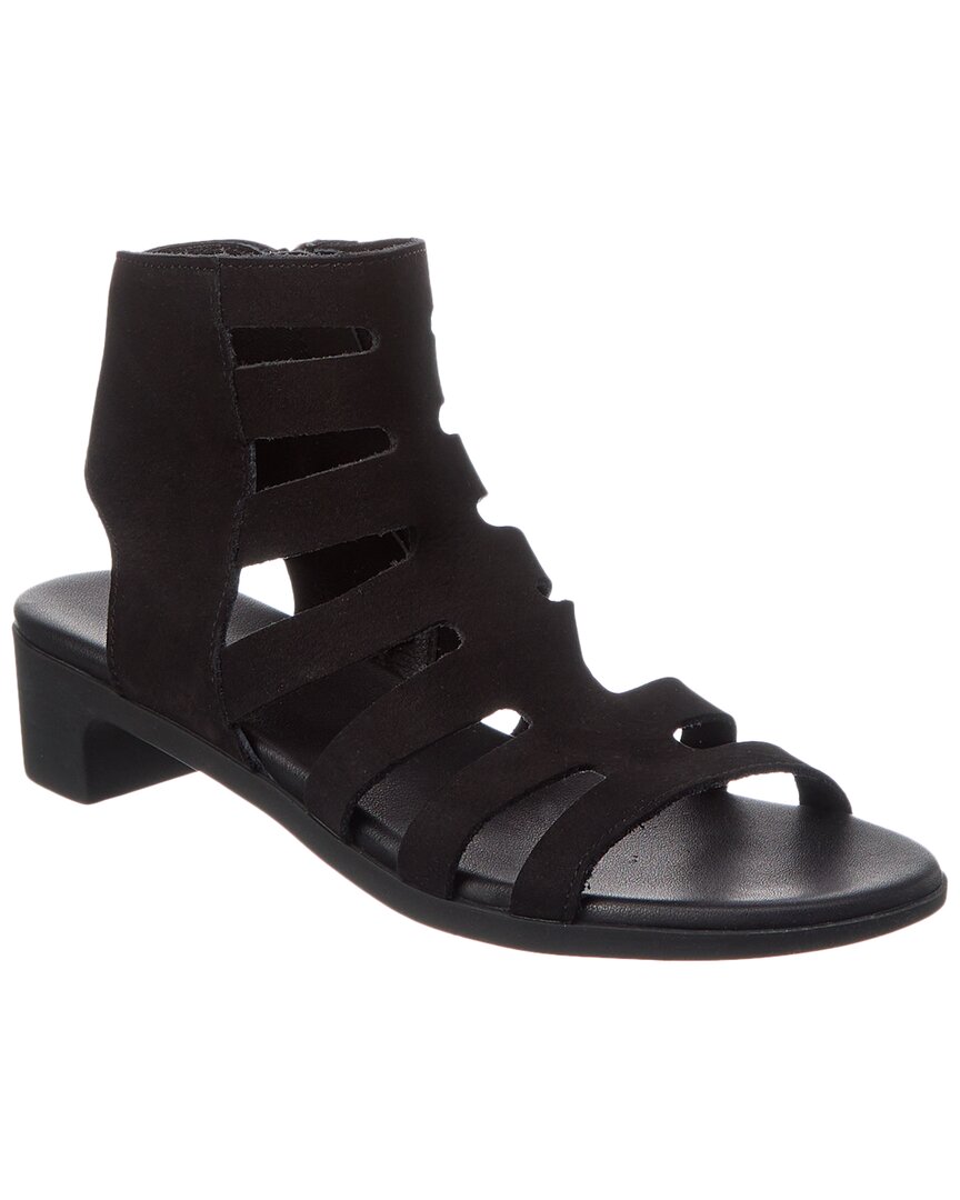 Arche Kisuro Leather Sandal Black