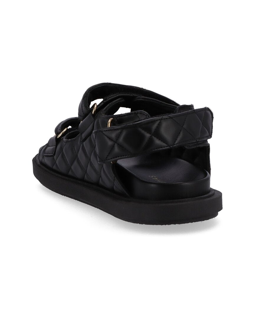Alohas Hook-Loop Leather Sandal