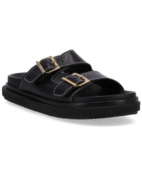 Alohas Buckle Strap Leather Sandal