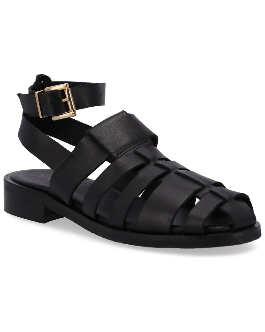 Alohas Perry Leather Sandal Black
