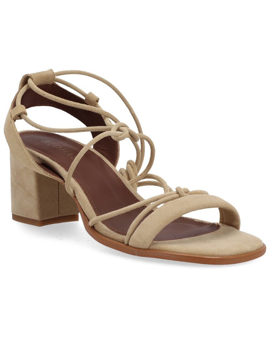 Alohas Sophie Leather Sandal Sand