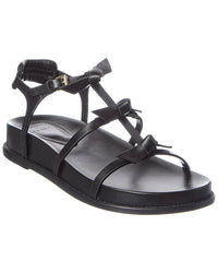 Alexandre Birman Slim Lolita Leather Sandal