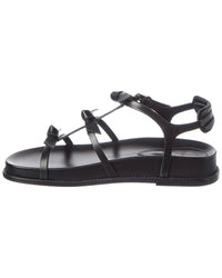 Alexandre Birman Slim Lolita Leather Sandal