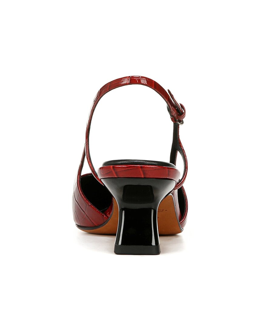 Vince Bianca Leather Slingback Pump