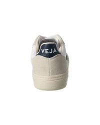 Veja V-10 Suede-Trim Sneaker