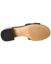 Stuart Weitzman Tammy Xtal Block Mesh & Leather Sandal
