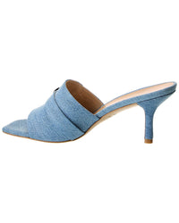Stuart Weitzman Maverick Slide 75 Denim Sandal