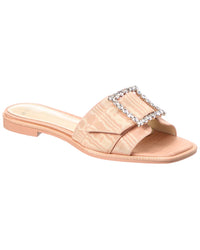 Alexandre Birman Aria Grosgrain Flat Pink