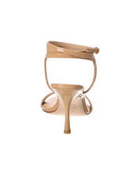 Stuart Weitzman Stuart Weitzman Nudist Wrap 85 Patent Sandal