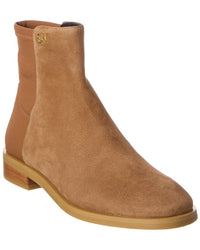 Stuart Weitzman Kye City Suede Bootie Brown Multi