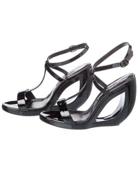 Manolo Blahnik Manolo Blahnik Kassa 105 Patent Wedge Sandal
