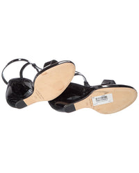 Manolo Blahnik Manolo Blahnik Kassa 105 Patent Wedge Sandal