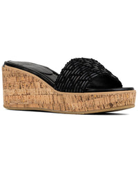 Donald Pliner Allea Leather Sandal Black