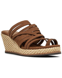 Donald Pliner Gallore Leather Sandal Brown Multi