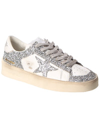 Golden Goose Stardan Glitter & Leather Sneaker
