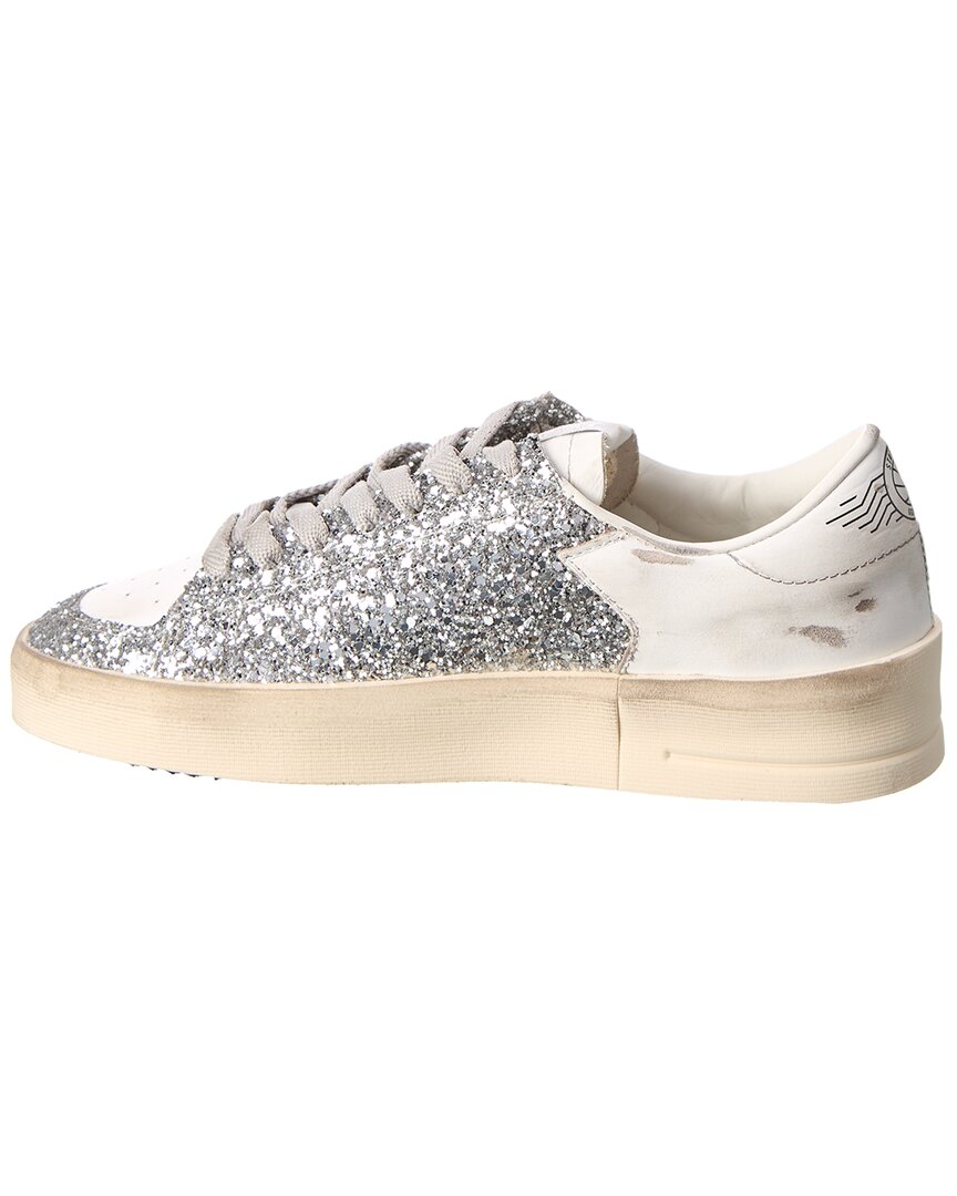 Golden Goose Stardan Glitter & Leather Sneaker