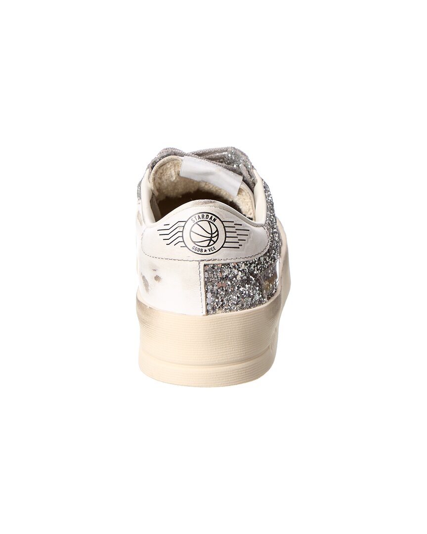 Golden Goose Stardan Glitter & Leather Sneaker