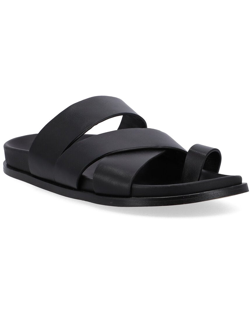 Alohas Harllow Leather Sandal Black