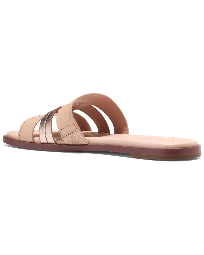 Cole Haan Flynn Slotted Leather Slide Sandal