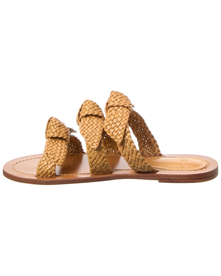 Alexandre Birman Lolita Braided Leather Sandal