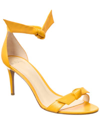 Alexandre Birman Clarita 75 Leather Sandal Orange