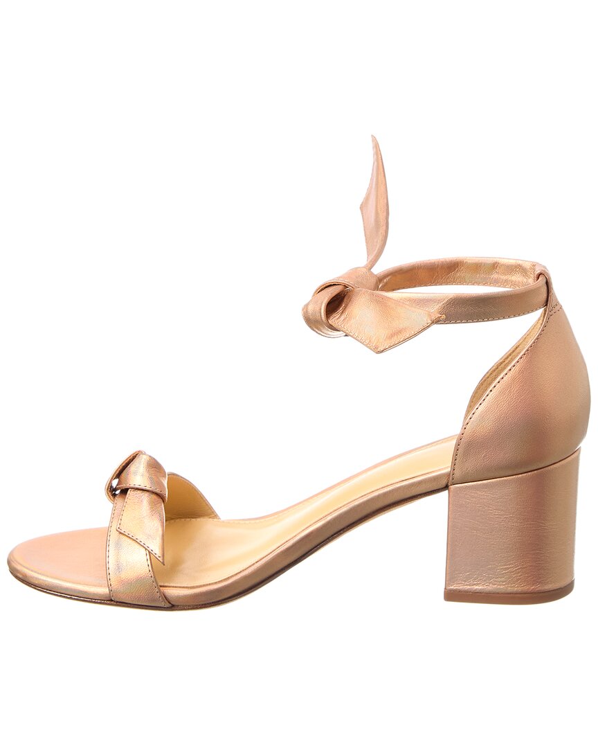 Alexandre Birman Clarita Block 60 Leather Sandal
