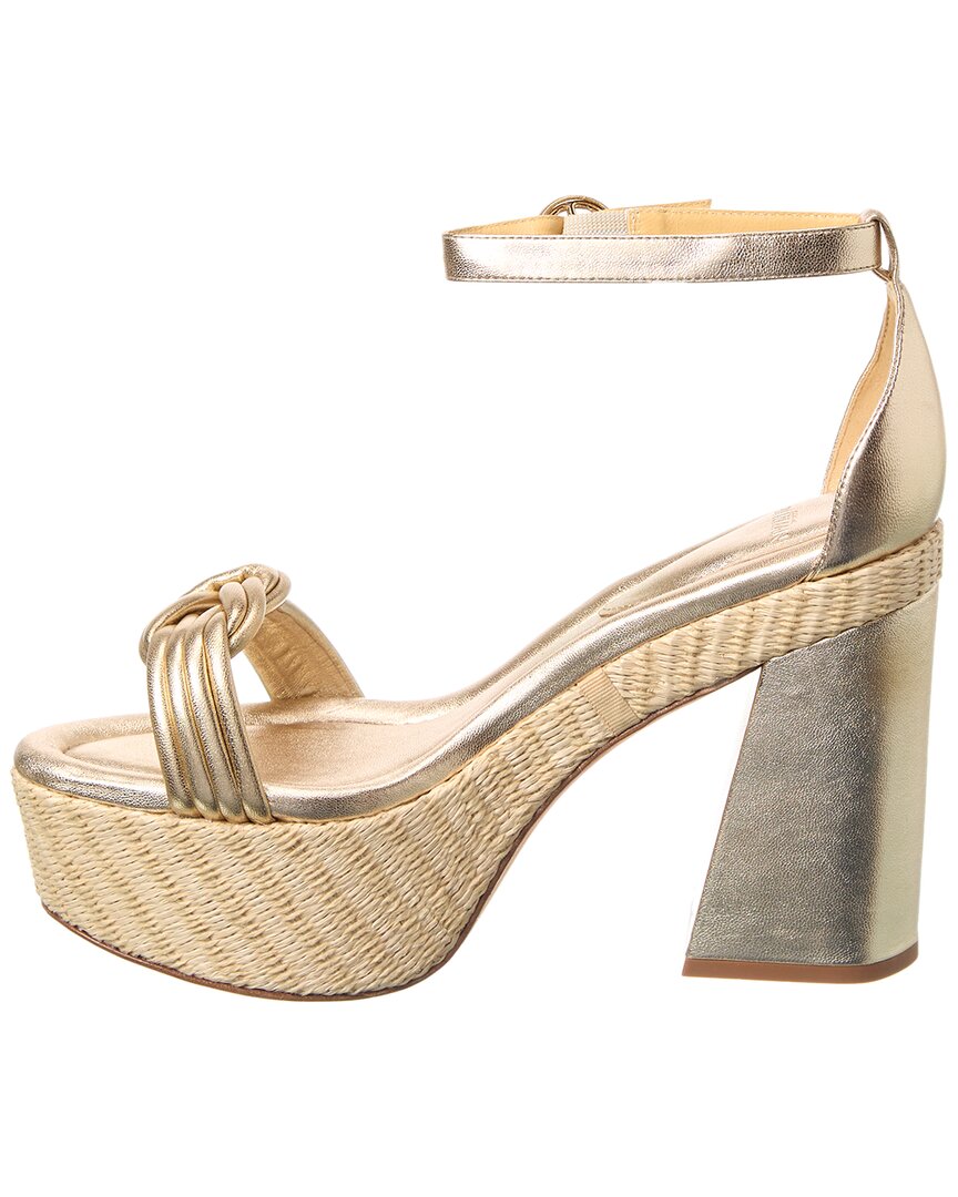 Alexandre Birman Vicky X Strap 120 Leather Platform Sandal