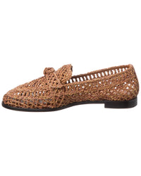 Alexandre Birman Raffia Penny Loafer