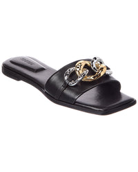 SIMKHAI Simkhai Arlo Chain Leather Slide