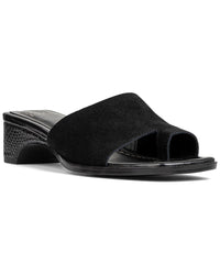 Donald Pliner Cascade Leather Slide Black