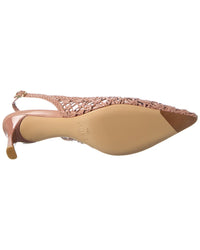 Alexandre Birman Jane Tresse 60 Leather Slingback Pump