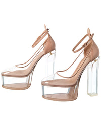 Valentino Tan-Go 155 Vinyl & Patent Platform Pump (Authentic Pre-Loved)