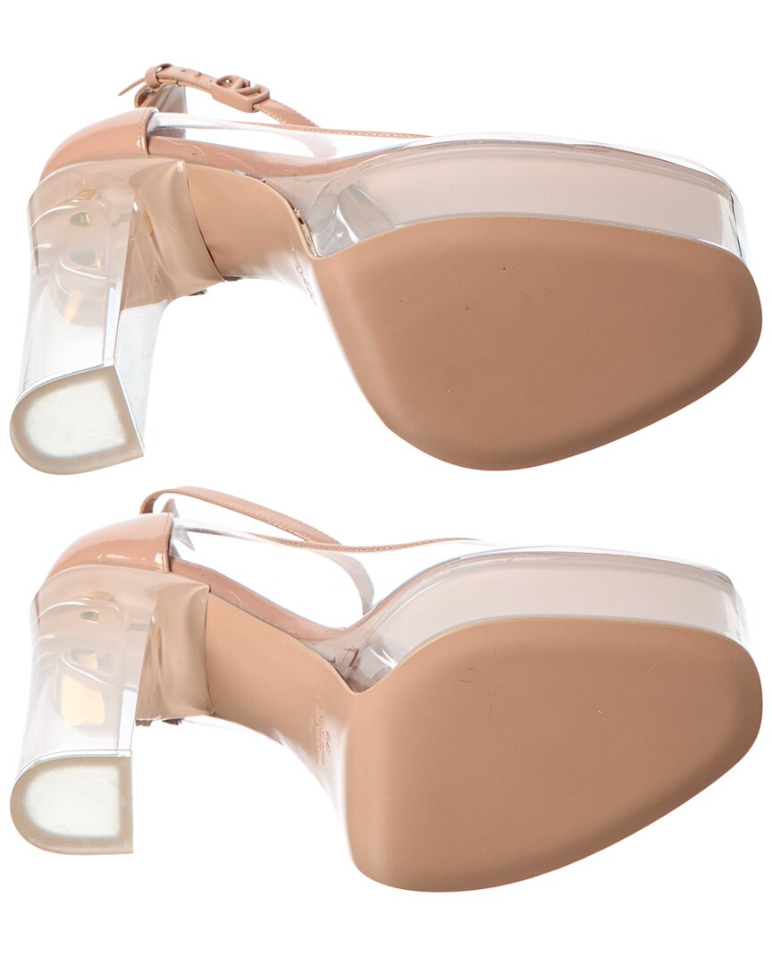 Valentino Tan-Go 155 Vinyl & Patent Platform Pump (Authentic Pre-Loved)