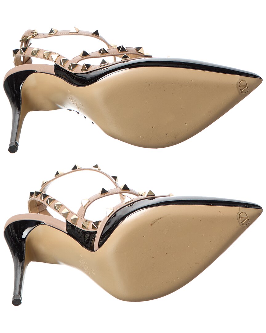 Valentino Rockstud Caged 100 Patent Pump (Authentic Pre-Loved)