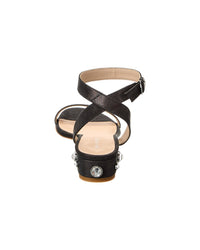 Stuart Weitzman Dancer Allshine 25 Suede Block Sandal