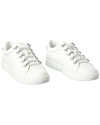 Jimmy Choo Antibes/F Leather Sneaker (Authentic Pre-Loved)