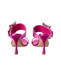 Manolo Blahnik Verda 105 Satin Sandal (Authentic Pre-Loved)