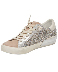 Dolce Vita Zina Leather & Twill Sneaker