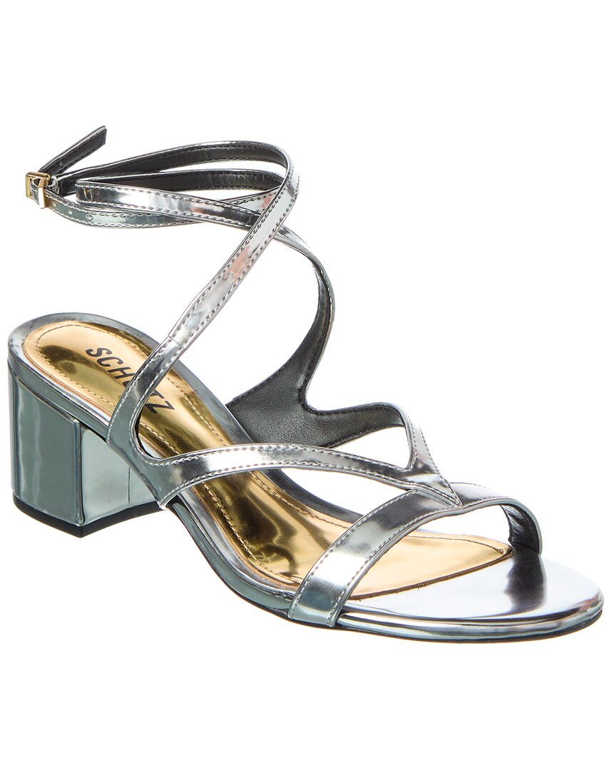 Schutz Stephanie Block Spechio Sandal Black