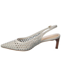 Dune London Divided Leather Slingback Pump