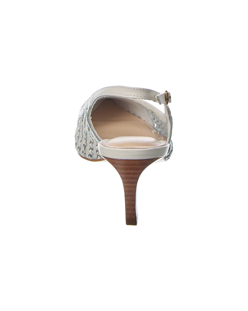 Dune London Divided Leather Slingback Pump
