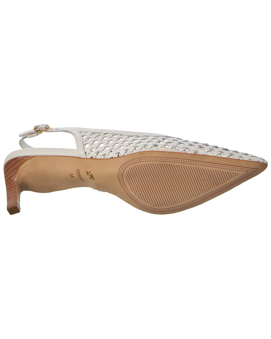 Dune London Divided Leather Slingback Pump