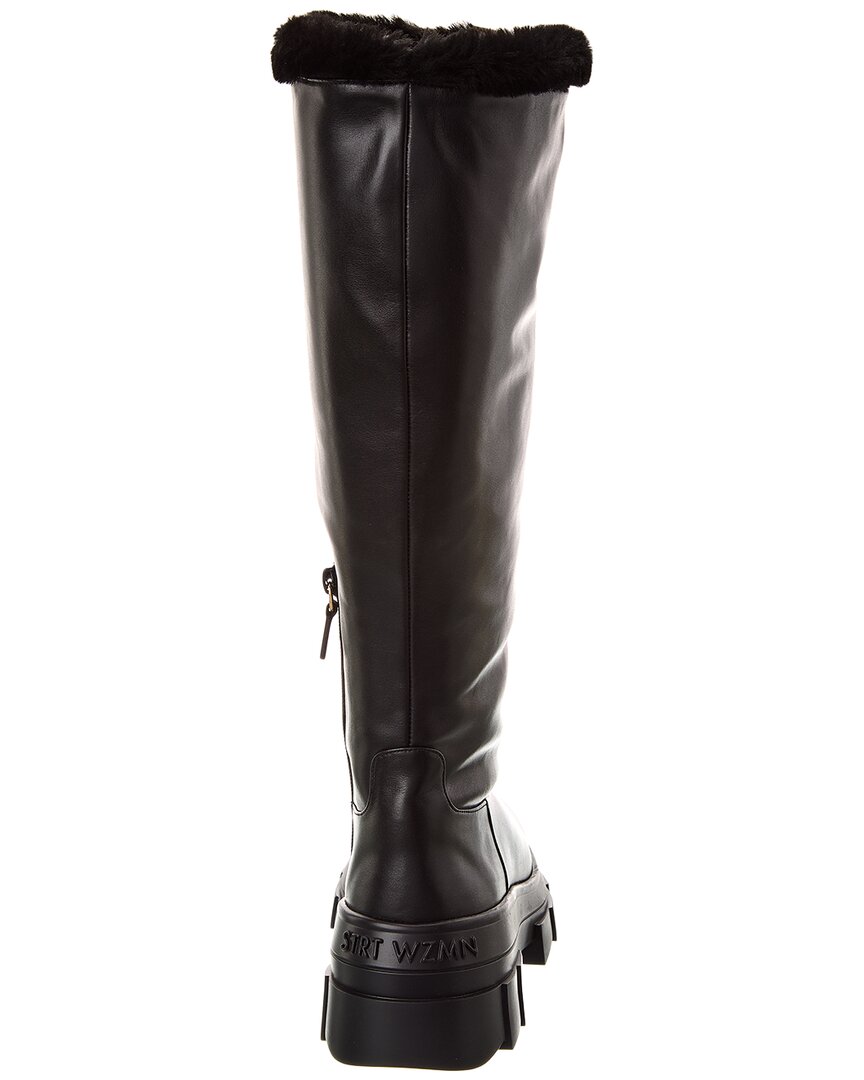 Stuart Weitzman Noho Cozy Leather Knee-High Boot