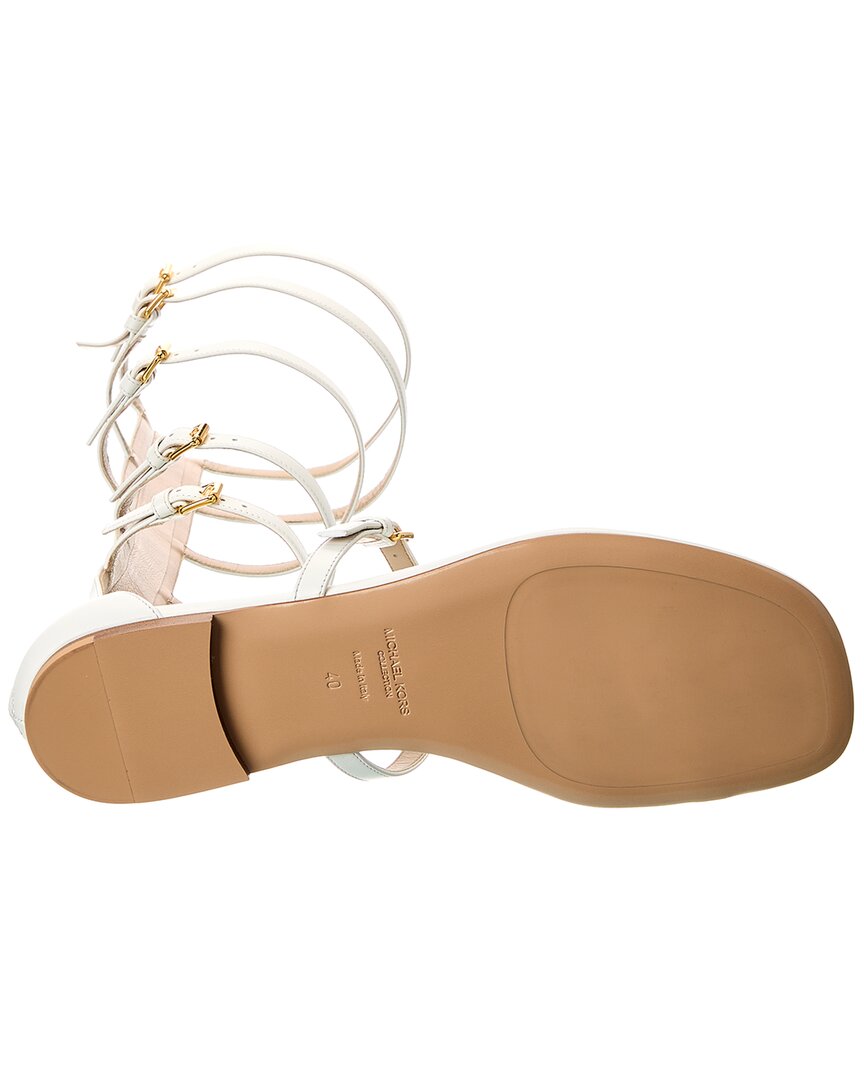 Michael Kors Collection Juliette Leather Gladiator Sandal