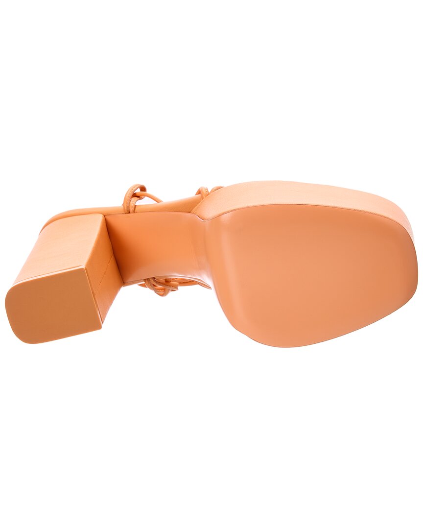 Paris Texas Malena Leather Platform Sandal