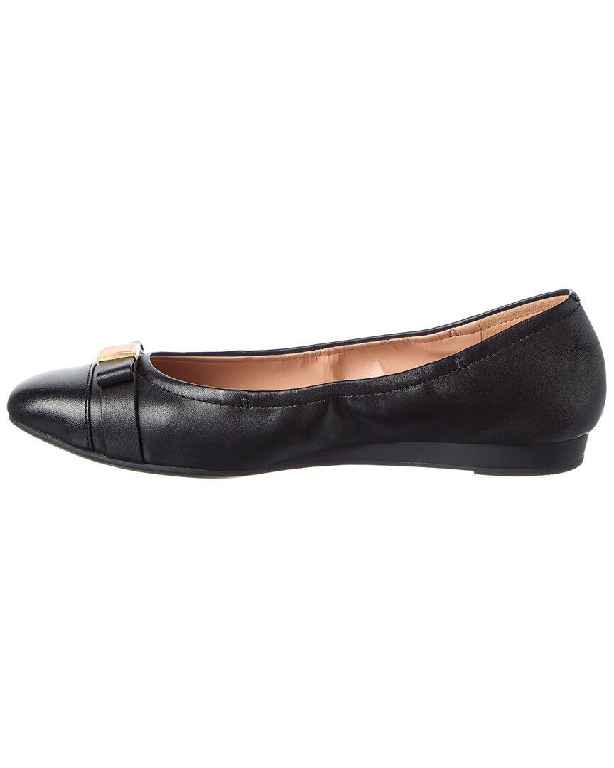 Cole Haan Go-To Tova Bow Leather Ballet Flat
